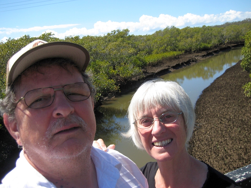 Selfie im Sumpfgebiet in Manly