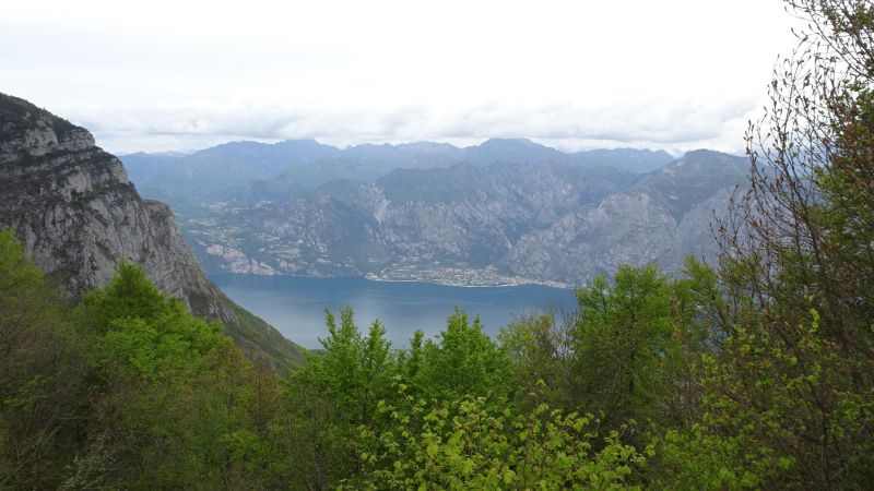 Lago di Garda, von weit oben